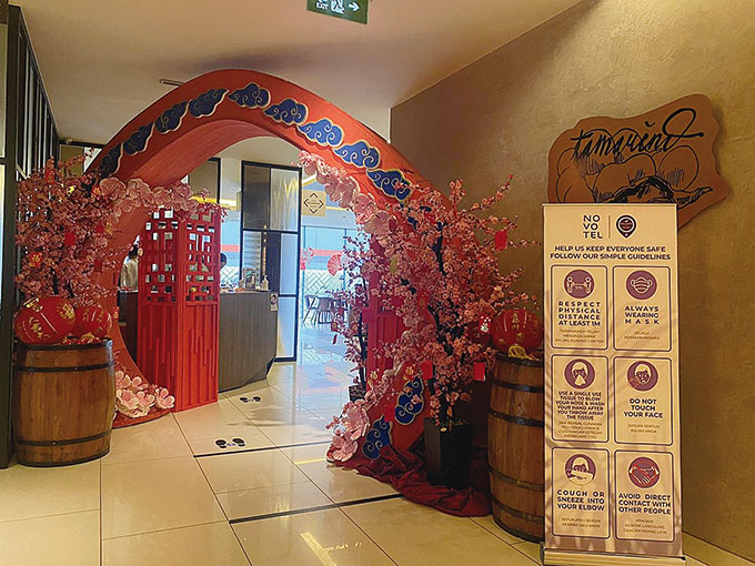 Novotel Pekanbaru siap menyambut Imlek.(NOVOTEL PEKANBARU FOR RIAUPOS.CO)