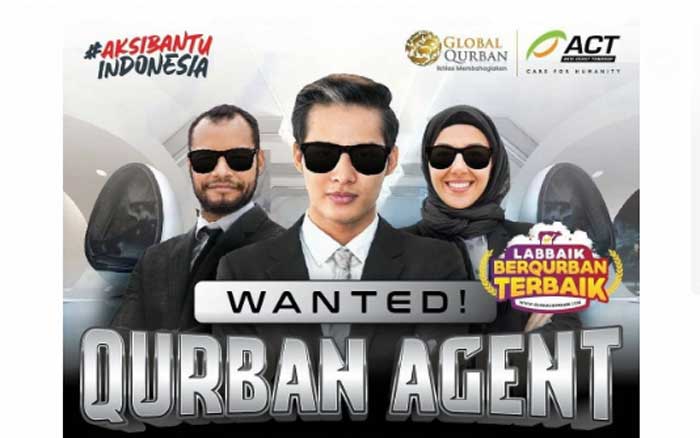 Poster agen kurban Global Qurban-ACT Riau.