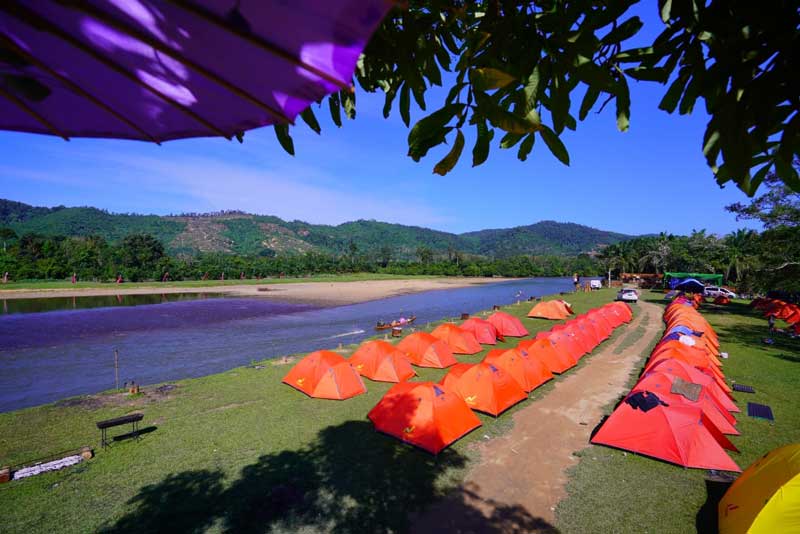 Salah satu destinasi wisata di Kabupaten Kampar.