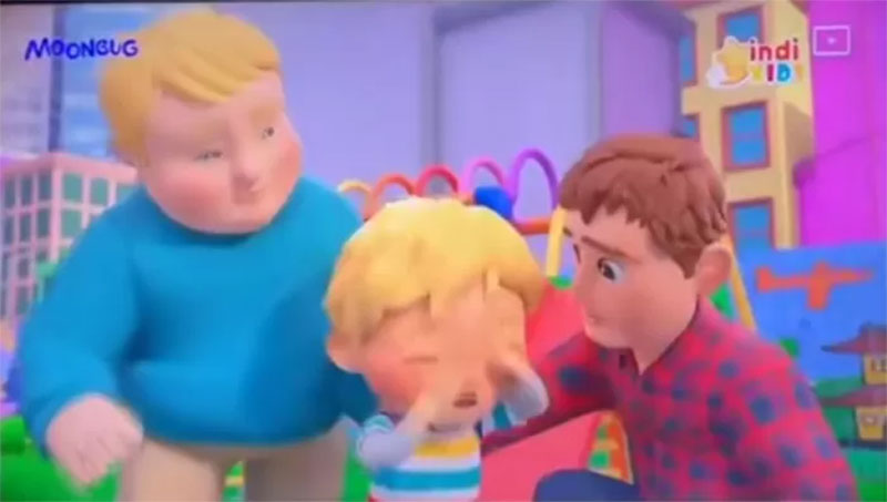 Kartun anak yang diduga mengandung unsur LGBT.