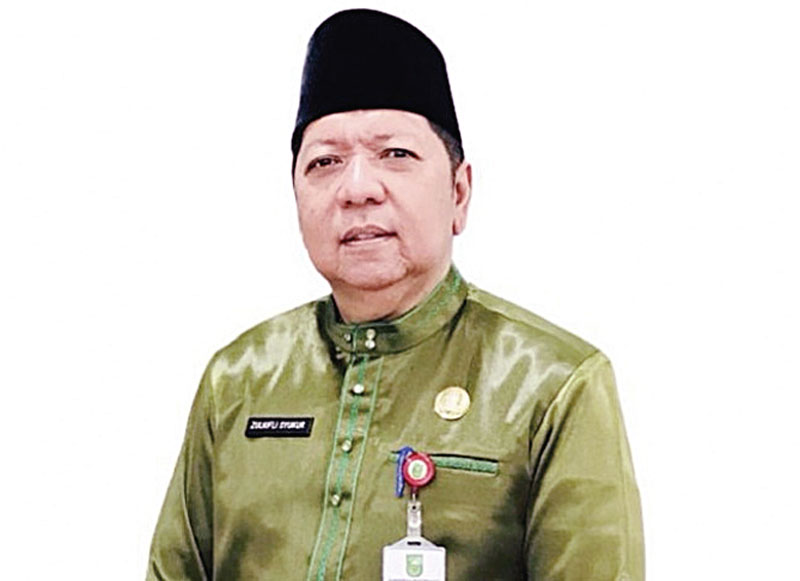Kepala Biro Kesejahteraan Rakyat (Kesra) Setdaprov Riau Zulkifli Syukur