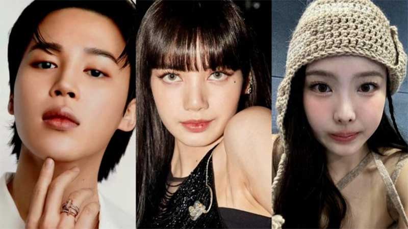Dari kiri : Jimin BTS, Lisa Blackpink, dan Nayeon Twice mendapatkan ancaman pembunuhan.