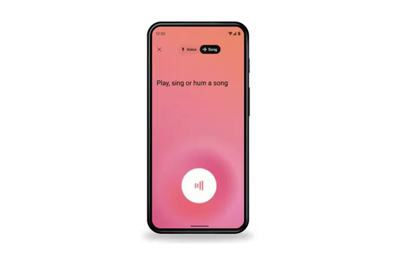 Fitur baru YouTube untuk mencari lagu dengan menyanyikan.