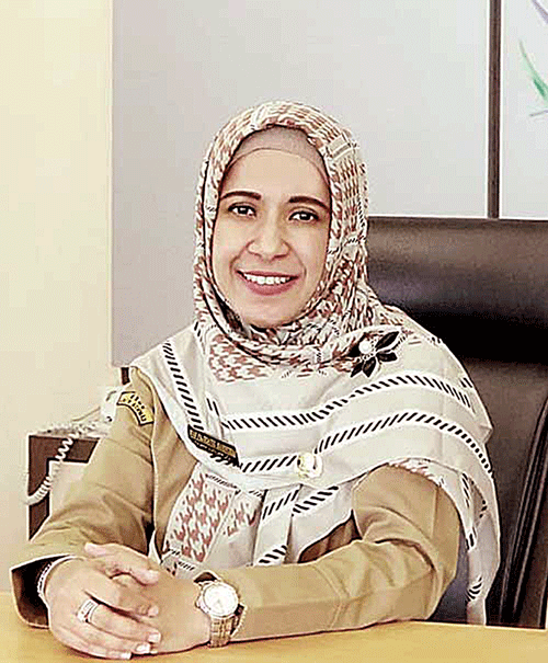 Direktur RSUD Arifin Achmad, drg Wan Fajriatul