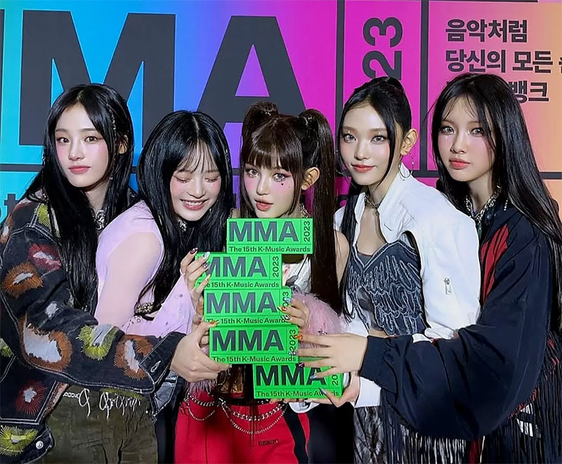 NewJeans borong MMA Awards 2023.