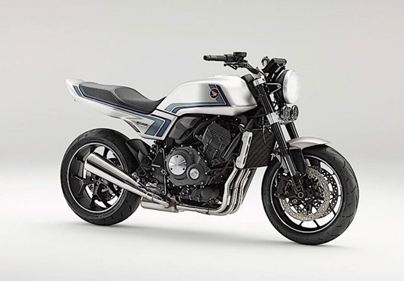 Motor konsep Honda CB-F resmi diungkap. (HONDA)