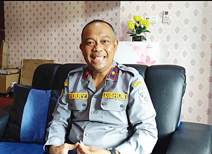 Kepala Dinas Perhubungan (Dishub) Kabupaten Pelalawan, Ferry Zulkarnain Fasda Bino MSi.