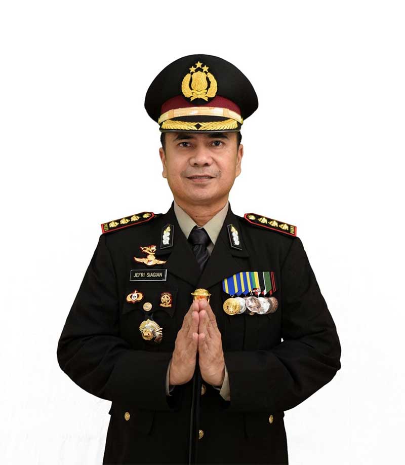 Kapolresta Pekanbaru Kombes Pol Jefri Ronald Parulian Siagian SIK MH