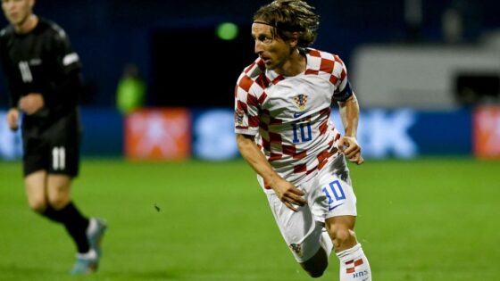 Penyerang Kroasia Luka Modric.