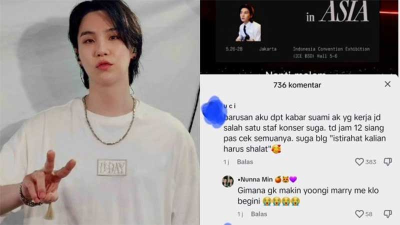 Suga BTS dan pengakuan ARMY.