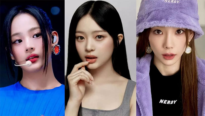 ua member NewJeans, Minji dan Hanni serta Taeyeon tiga teratas idol member girl group dengan indeks tertinggi brand reputasi.