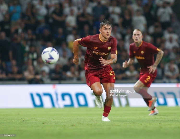 Paulo Dybala yang saat ini berseragam AS Roma akan bertemu mantan tim Juventus dinihari nanti.