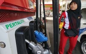 Ilustrasi BBM jenis Pertalite di salah satu SPBU Pertamina.
