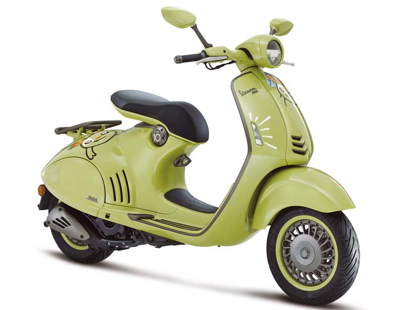 Vespa 946 yang menjadi ikon gaya hidup dan diminati banyak konsumen di dunia.