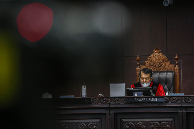 Anwar Usman kembali terpilih menjadi Ketua Mahkamah Konstitusi (MK).