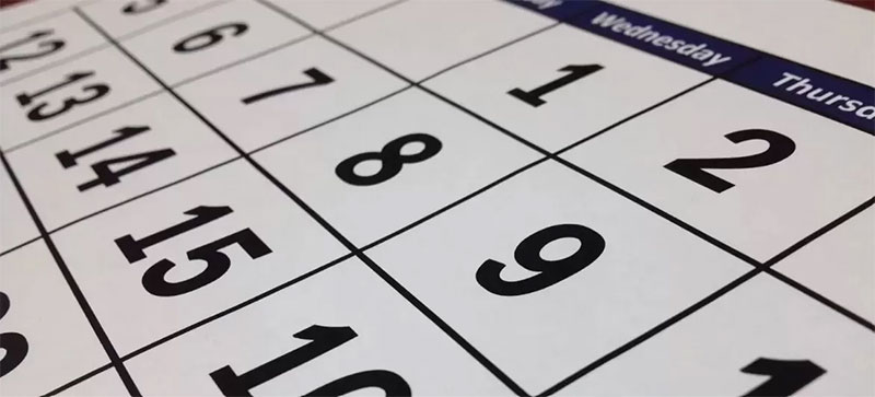 Ilustrasi kalender.