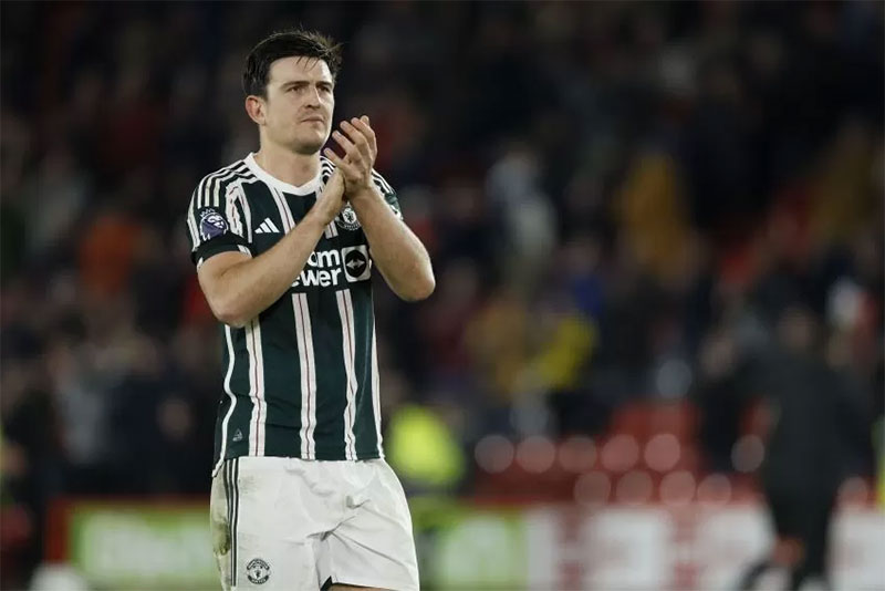 Bek tengah Manchester United Harry Maguire jadi pemain terbaik Liga Inggris edisi bulan November.