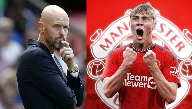 Formasi Manchester United yang bisa digunakan Erik ten Hag dengan kehadiran Rasmus Hojlund.