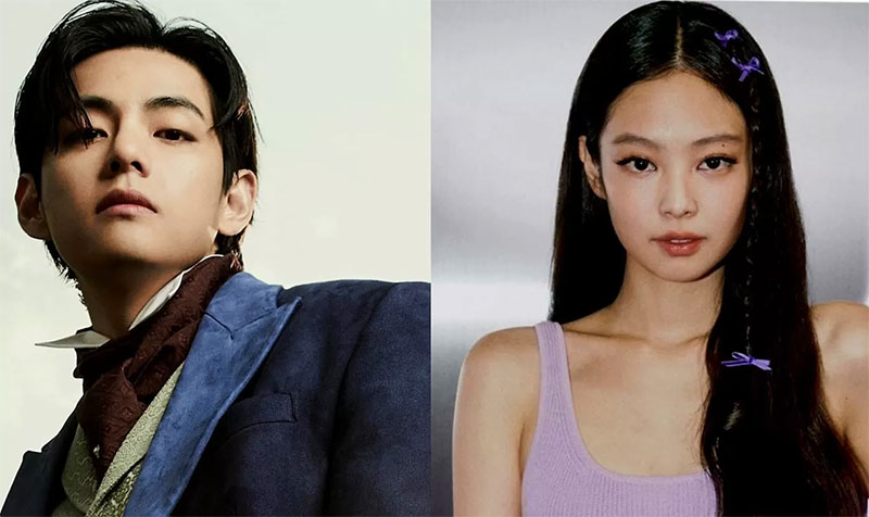 V BTS dan Jennie BLACKPINK putus.