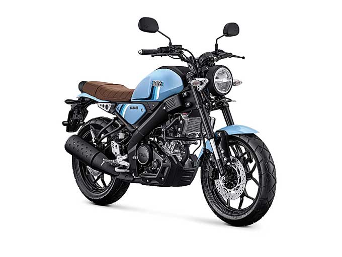 Yamaha XSR dengan warna barunya Light Blue Wanderlust, tampil dengan style alam.