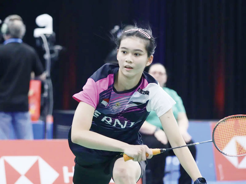 Tunggal putri Indonesia Chiara Marvelo Handoyo melaju ke seminal usai mengalahkan wakil Jepang Tomoka Miyazaki pada World Junior Championships di The Podium Arena, Spokane,  Washington, AS, Ahad (8/10/2023).