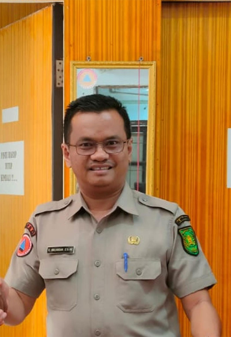 Kepala Pelaksana BPBD Kabupaten Inhil R Arliansah