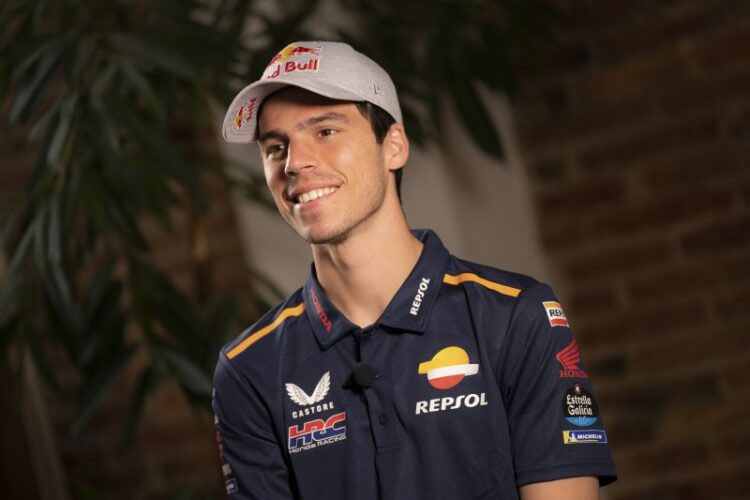 Joan Mir yang kini berseragam Repsol Honda.