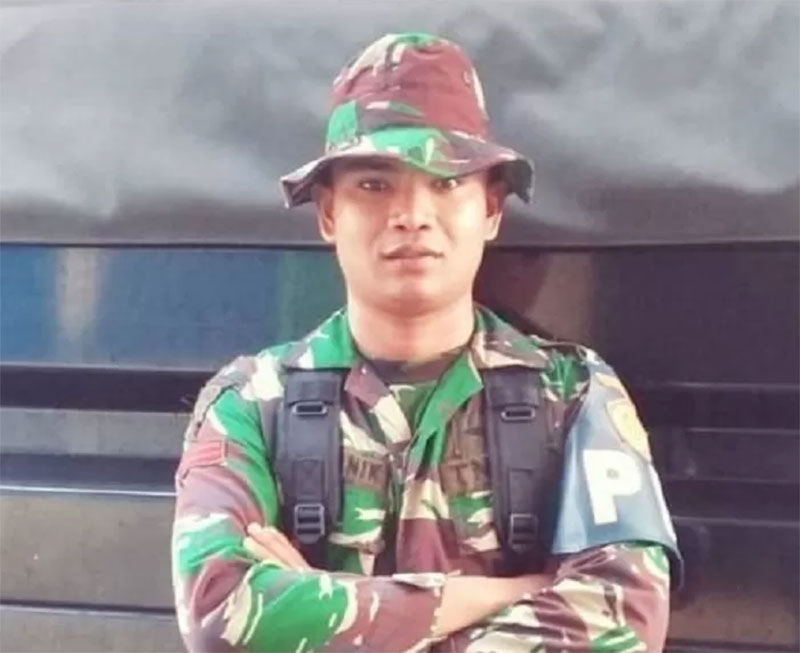 Praka Riswandi Manik oknum Paspampres yang menganiaya Imam Masykur hingga tewas.Â 