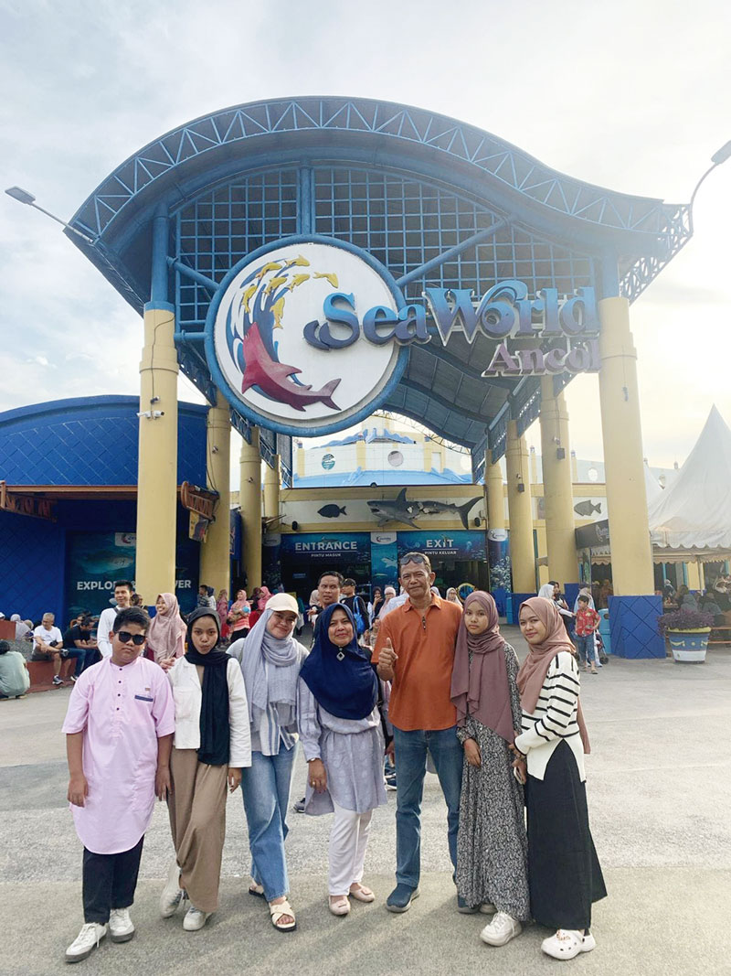 Joni bersama keluarga siap meramaikan Riau Pos Fun Touring 2023 yang ditaja Riau Pos pada 29 Juli mendatang.