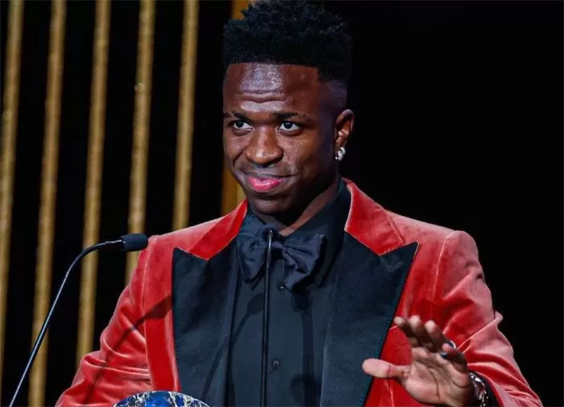 Vinicius Junior Pemenang Socrates Award 2023.