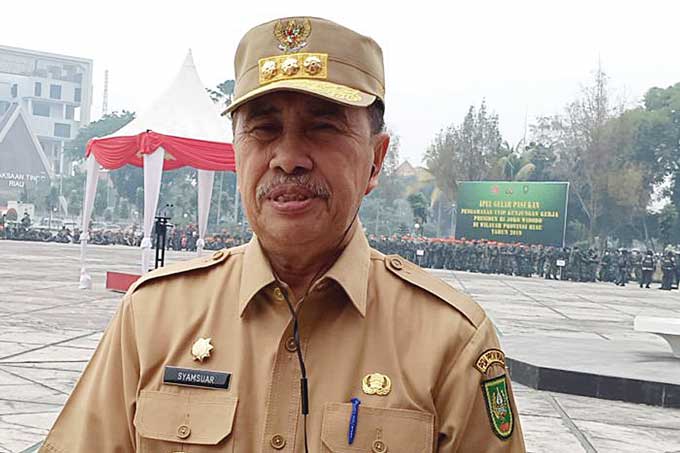 Gubernur Riau (Gubri) Syamsuar.