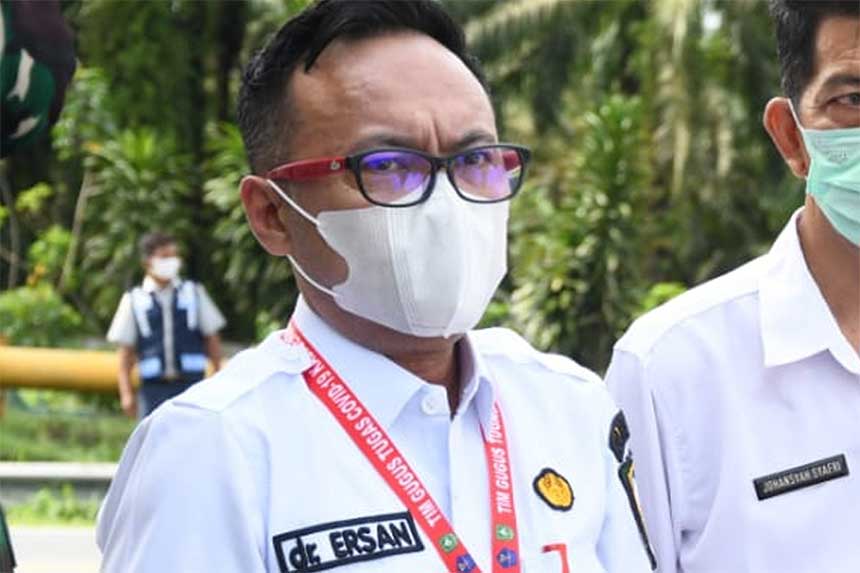 Kadiskes Bengkalis Ersan Saputra.