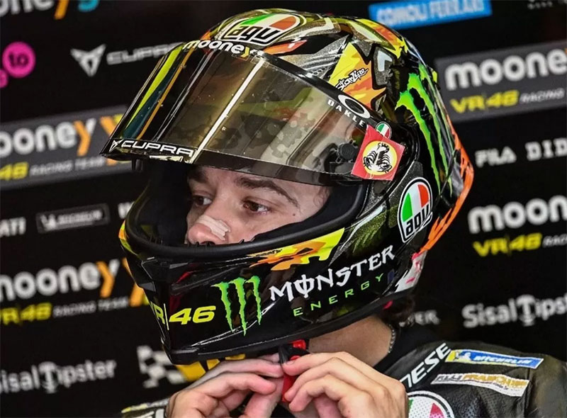 Meski Cedera, Mooney VR46 Racing Team Pastikan Marco Bezzecchi Lakoni Perjalanan ke Mandalika.