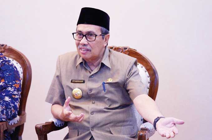 Gubernur Riau (Gubri) Syamsuar