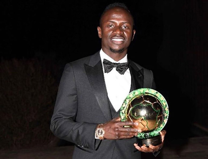 Sadio Mane dinobatkan sebagai penerima Socrates Awards.