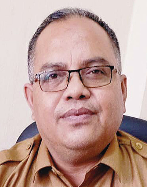 Kepala Badan Kepegawaian dan Pengembangan Sumber Daya Manusia (BKPSDM) Kepulauan Meranti Bakharuddin
