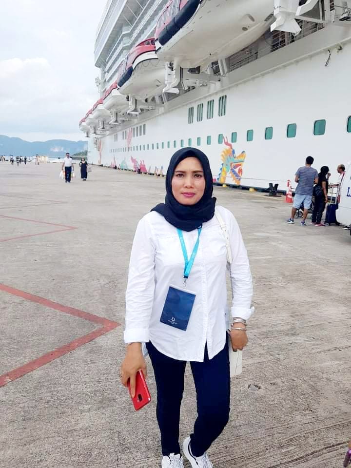 Foto Ervina (40) sebelum dinyatakan menghilang oleh sang suami.