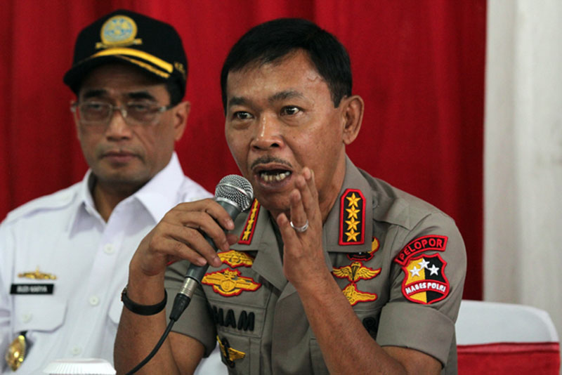 Kapolri Jenderal Pol Idham Azis menyoroti minimnya alat pemusnah narkoba yang dimiliki Polri. (DERY RIDWANSAH/JAWAPOS.COM)