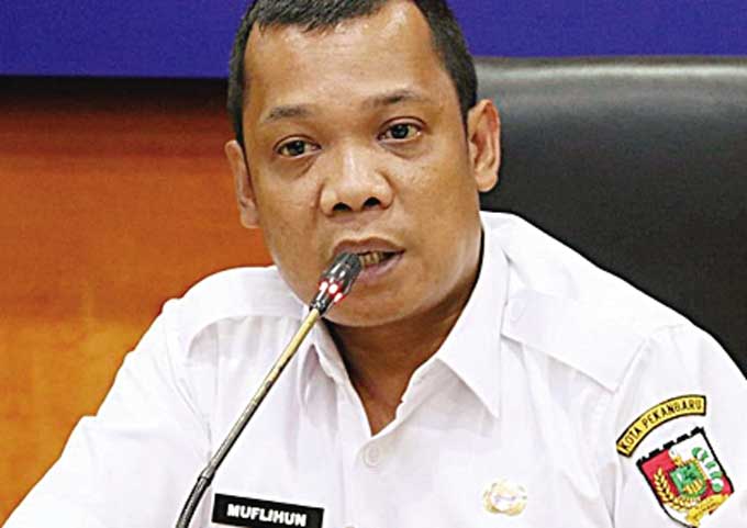 Penjabat (Pj) Wali Kota Pekanbaru Muflihun SSTP MAP.