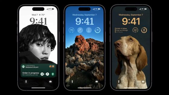 IPhone 14 Pro dan iPhone 14 Pro Max dengan tampilan layar baru.