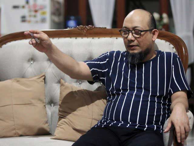 NOVEL BASWEDAM. (FEDRIK TARIGAN/JAWA POS)