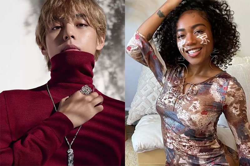 V BTS dan Tierra Umi Wilson collabs lagu baru.