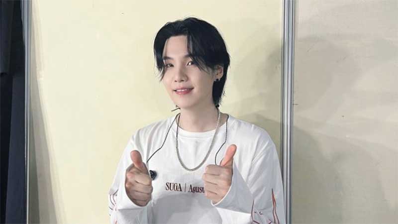 Suga BTS.