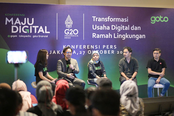 Group Head of Merchant Marketing Gojek dan GoTo Financial Bayu Ramadhan menyampaikan bahwa ekosistem GoTo telah menyediakan berbagai solusi yang holistik dan beragam bagi para UMKM guna membuka peluang mereka dalam setiap fase pertumbuhan, Kamis (27/10/20