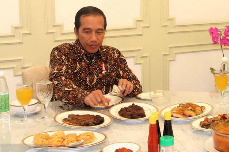 Menu Makan Siang Presiden Jokowi saat Kunjungan ke Riau