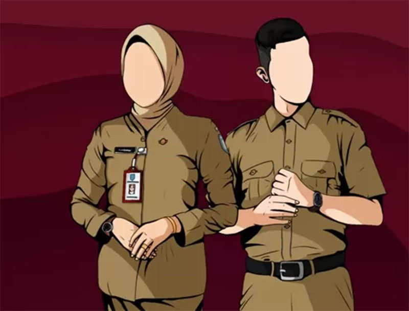 Ilustrasi Aparatur Sipil Negara.