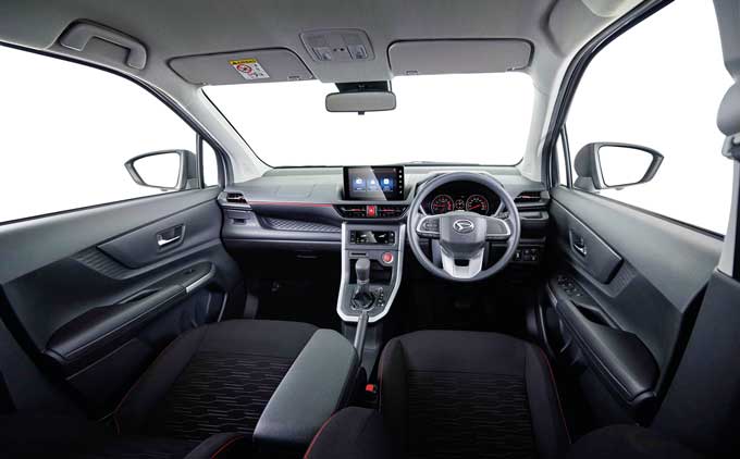 Interior All New Xenia yang Full Dashboard Ambience dan tampil modern.