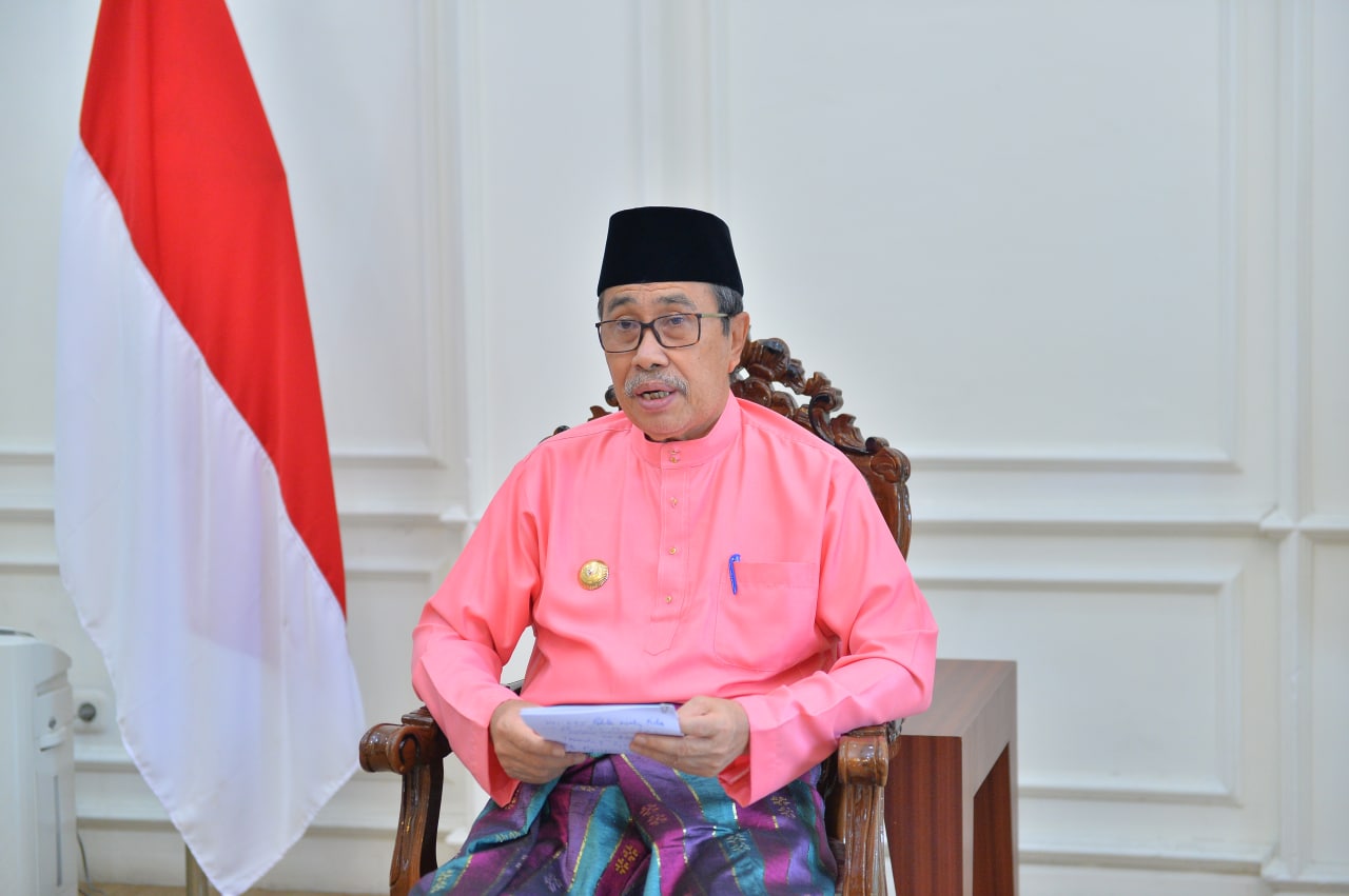 Gubernur Riau H Syamsuar.