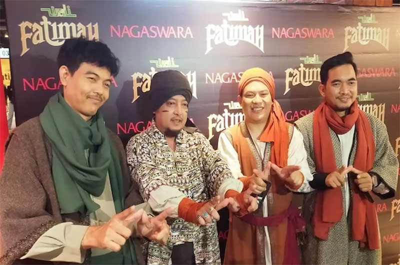 Jumpa pers perilisan single terbaru Wali, Fatimah.