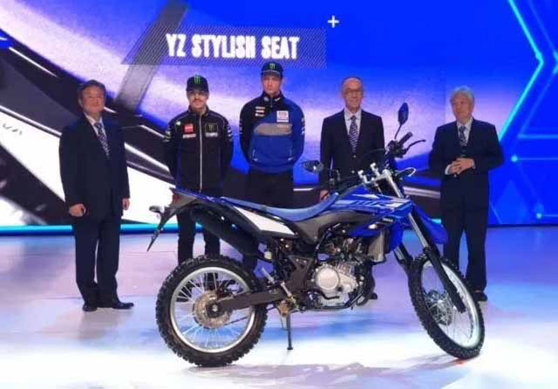 Yamaha memperkenlkan WR 155R motor trail yang siap bersaing di segmennya. (EKO PUTRA/JAWA POS)